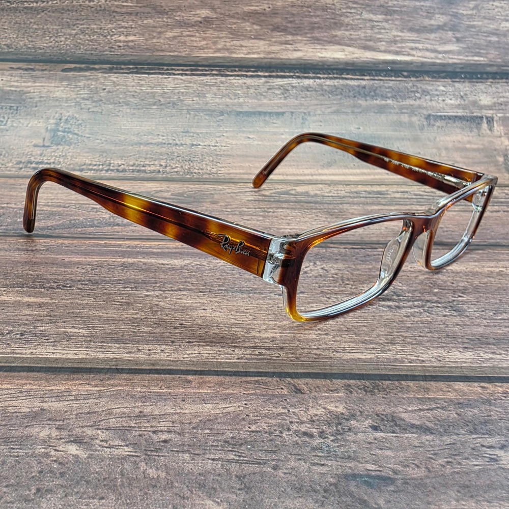 Ray-Ban RB 5069 2192 Tortoise Clear Rectangular Eyeglasses 53-17 140 Mens Womens